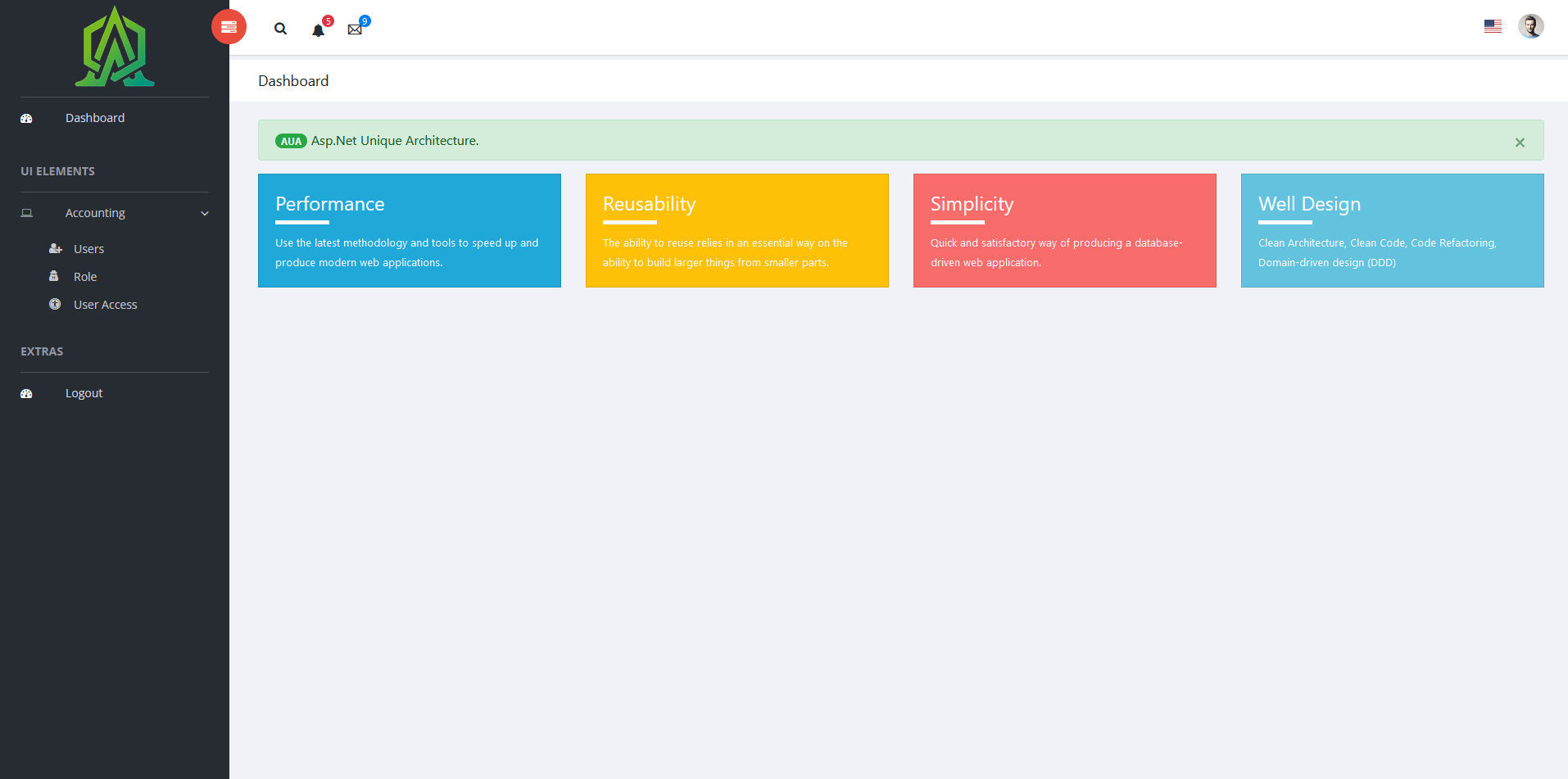AUA UI and UX
